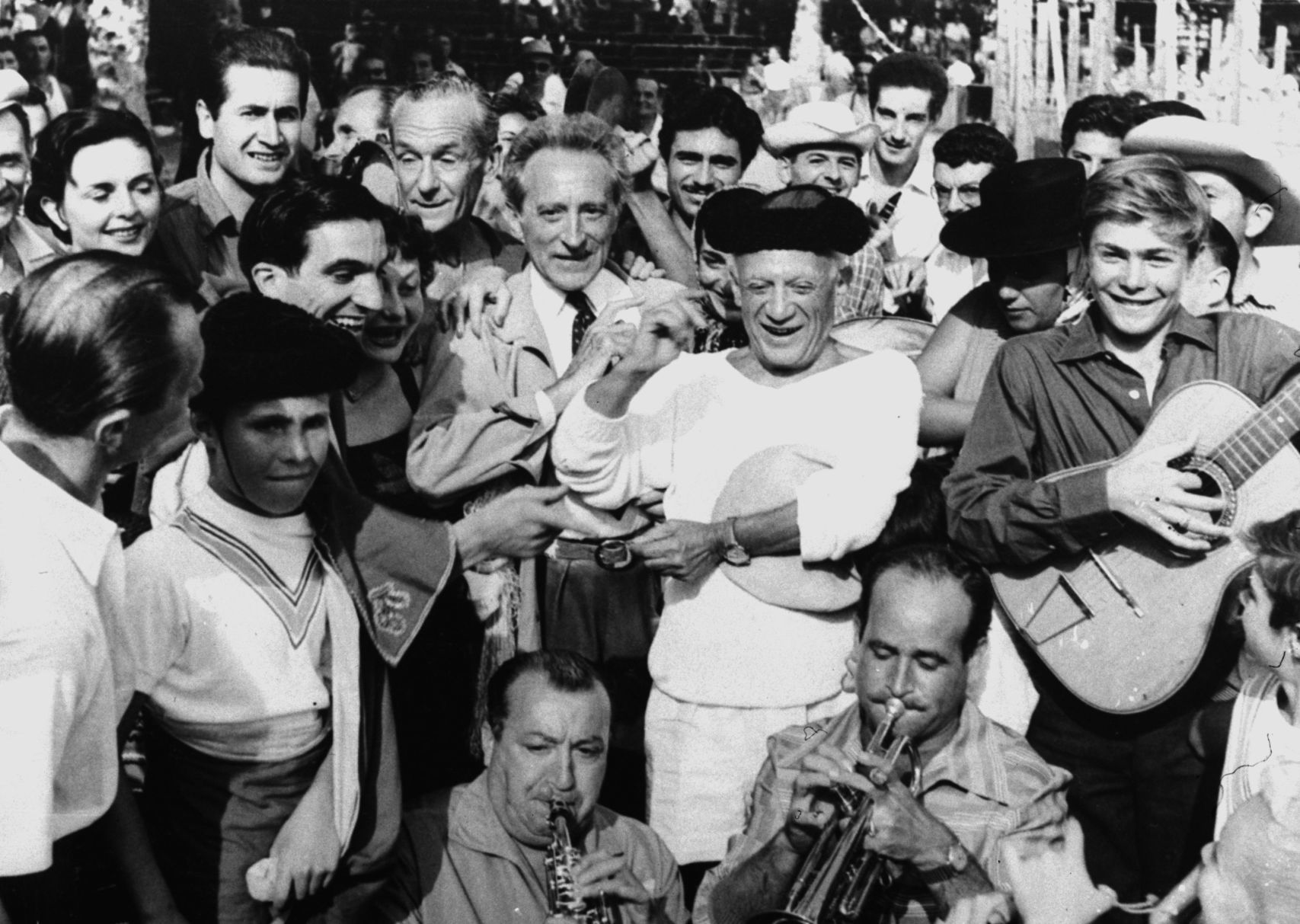 1955: PICASSO COCTEAU